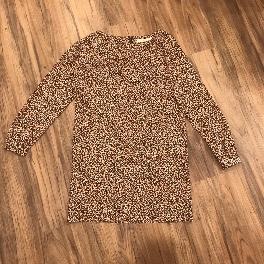 Loft cheetah print mini dress